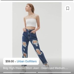 Urban Outfitters BDG mom jeans medium wash